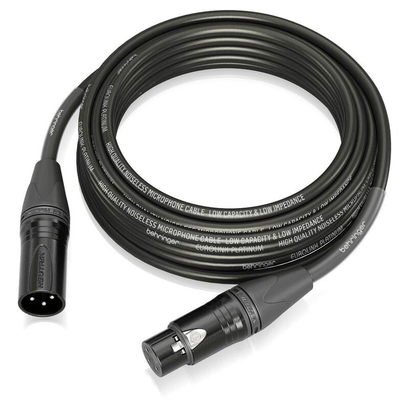 Behringer Platinum Performance PMC1000 XLR Female to XLR Male Microphone Cable - 32.8 Foot