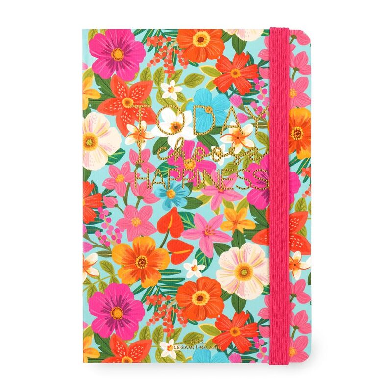 Legami 12-Month Diary - 2024 - Medium Weekly Diary with Notebook - Flowers