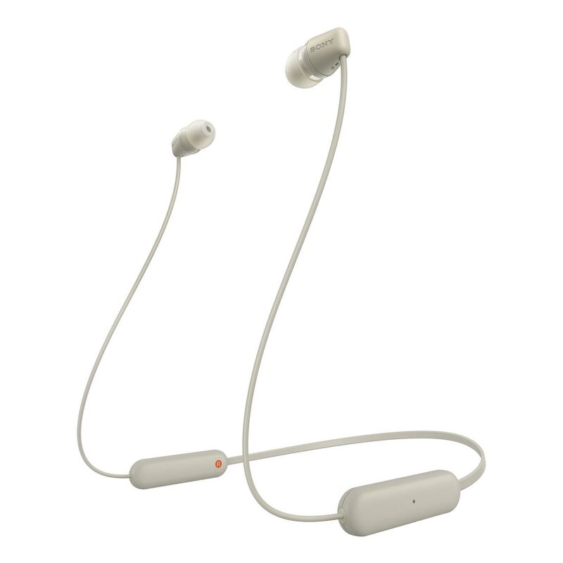 Sony WI-C100 Wireless In-Ear Headset - Taupe