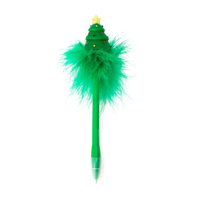 Legami Light-Up Christmas Tree Ballpoint Pen - Writing Is Magic - Xmas Tree