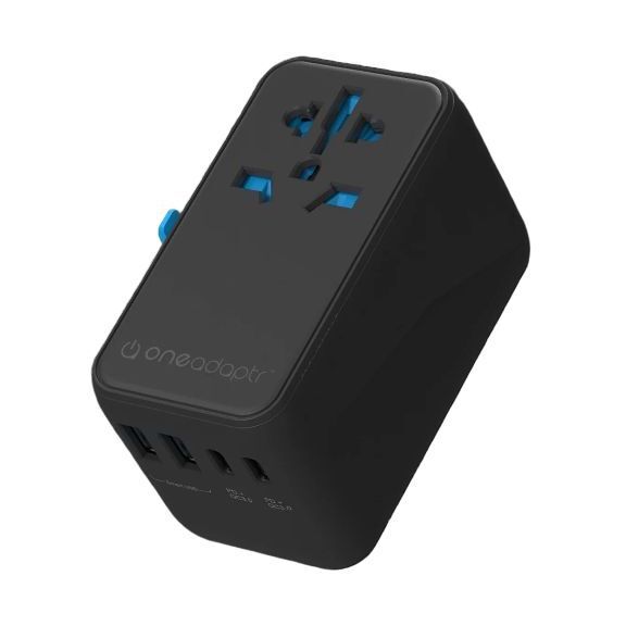 OneAdaptr OneWorld 100 International Adapter With 100W USB-C Charger