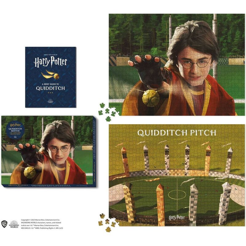 Harry Potter Quidditch Match 2-in-1 Double-Sided 1000-Piece Puzzle | Donald Lemke
