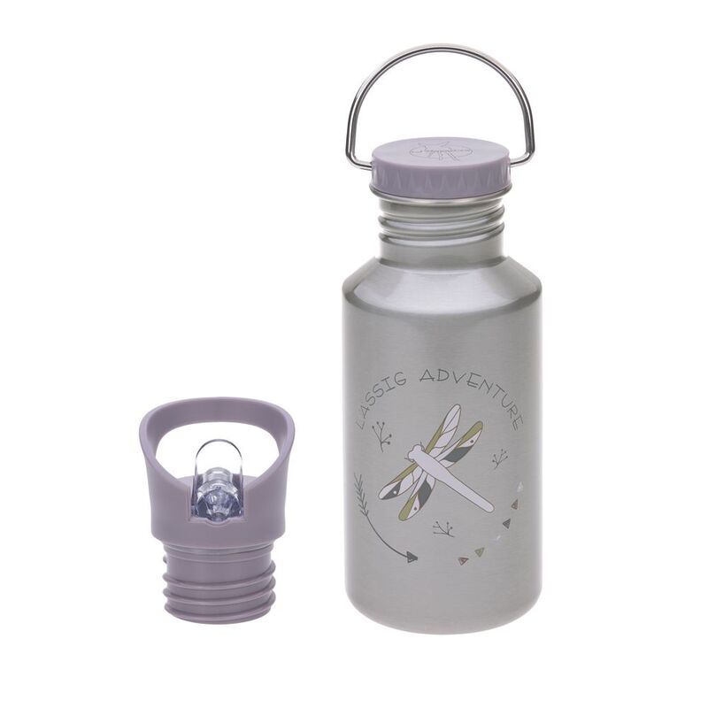 Lassig Kids Bottle Stainless Steel Adventure Dragonfly Lilac 500 ml
