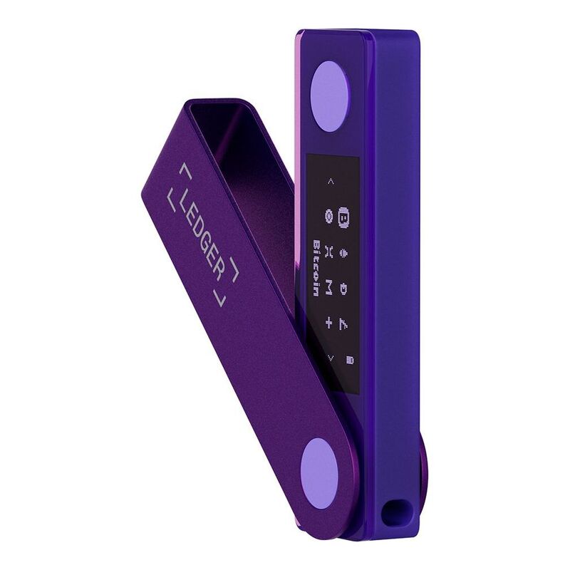 Ledger Nano X Crypto Hardware Wallet - Amethyst Purple