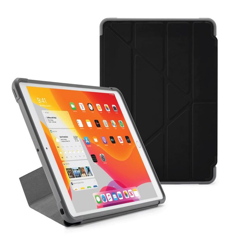 Pipetto iPad 10.2 Origami No2 Shield Case Cable - Cable - Black