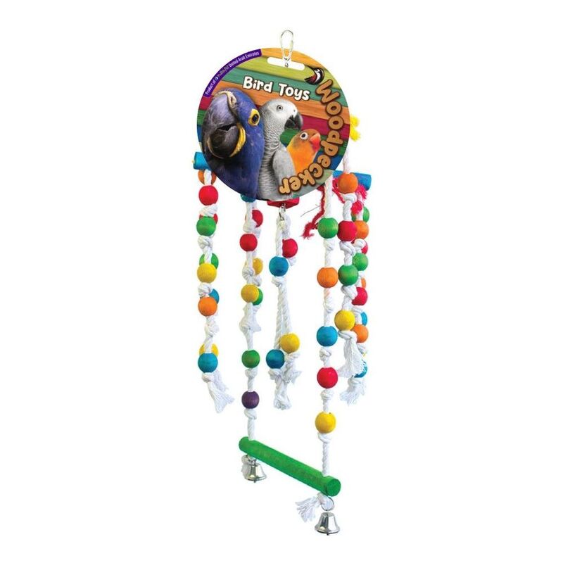 Nutrapet Woodpecker Bird Toy Lullaby With Bell 68 x 22 cm