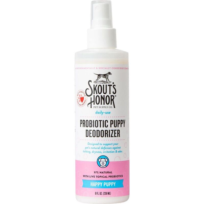 Skouts Honor Probiotic Daily Use Dog Deodorizer - Happy Puppy 235 ml
