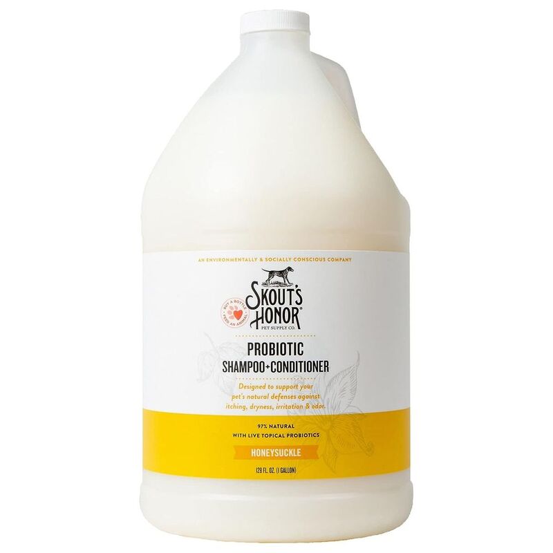 Skouts Honor Probiotic Dog Shampoo Plus Conditioner - Honeysuckle 3800 ml