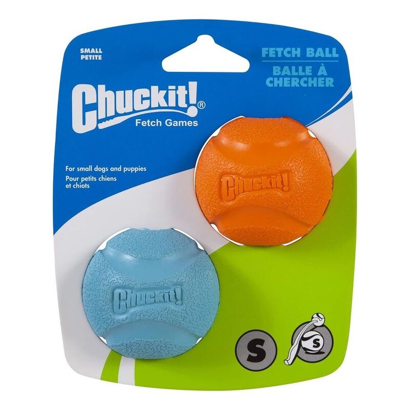 Chuckit! Dog Toy Fetch Ball - Small (2 Pack)