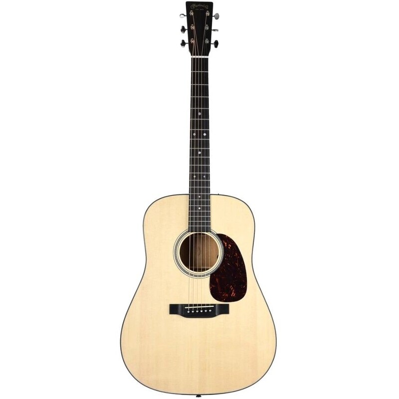 Martin D16E-02 Dreadnought Acoustic-Electric Guitar - Natural With Mahogany (Includes Martin Gig Bag)