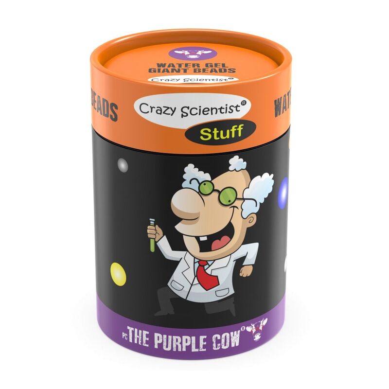 The Purple Cow Crazy Scientist Stuff Water gel beads giant beads Science STEM Kit