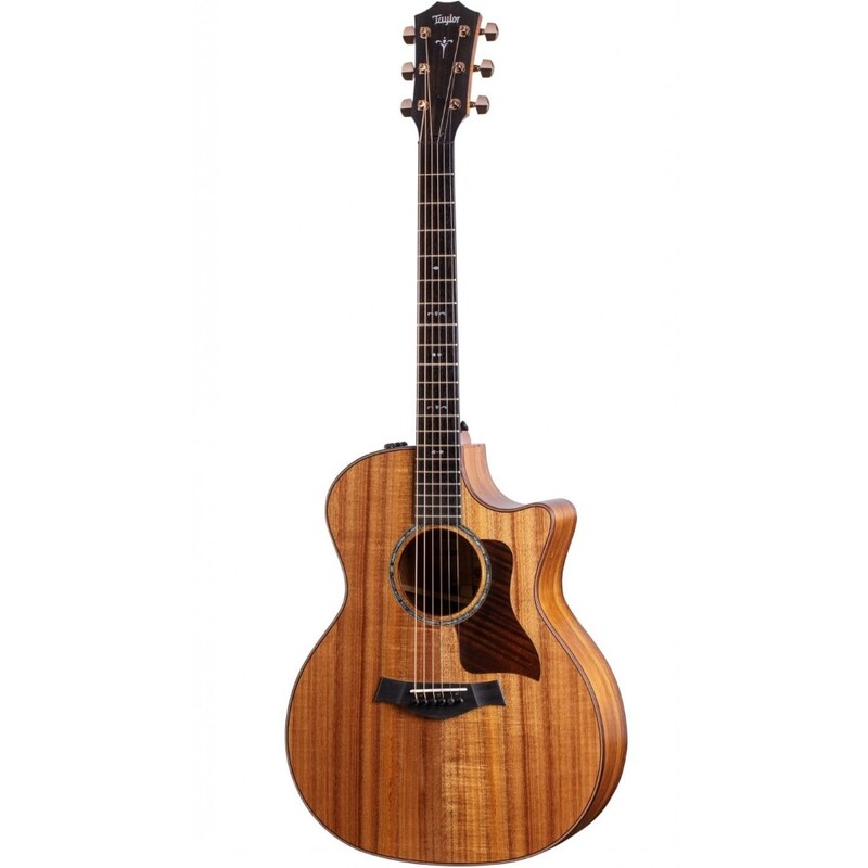 Taylor Custom 724CE Hawaiian Koa Acoustic-Electric Guitar (Includes Taylor Deluxe Hardshell Case)