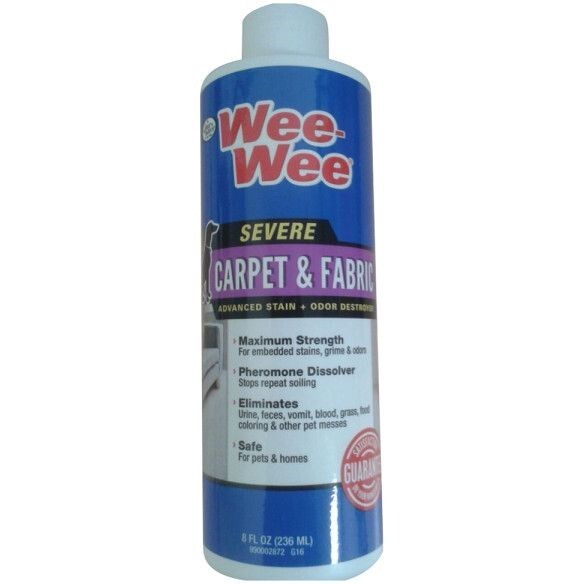 Four Paws Wee-Wee Carpet & Fabric Stain & Odor Destroyer 8Z /236ml