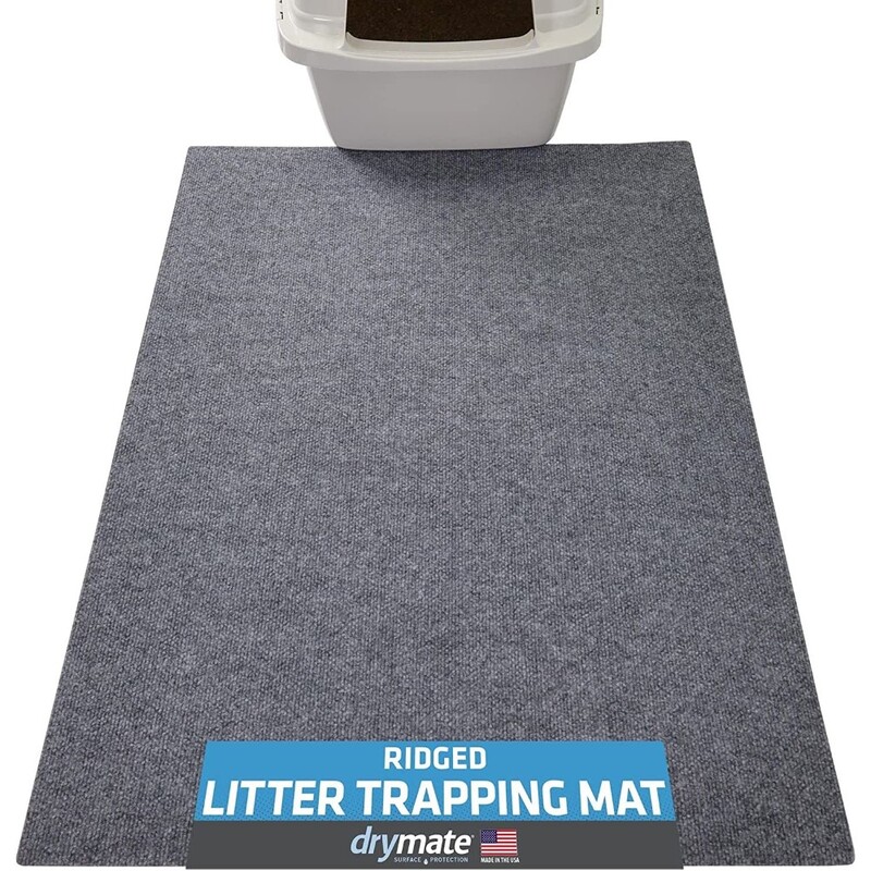 Drymate Cat Litter Mat XL Large Litter Mat Charcoal 28 x 36 inch/ 71 cm x 91 cm
