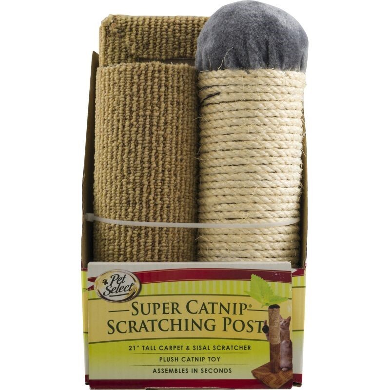 Four Paws Sisal & Carpet Cat Scratcher - 20 Inches
