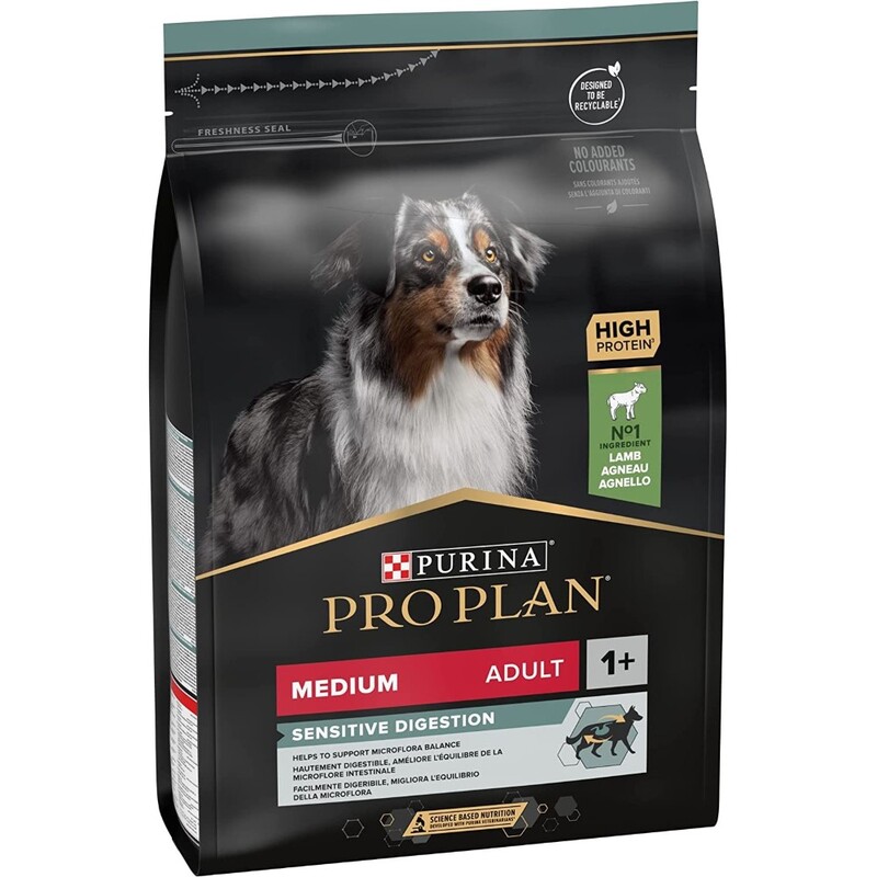 Purina Pro Plan Medium Adult Sensitive Digestion Dog Lamb 3Kg