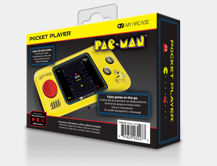 My Arcade PAC-MAN Pocket Player Yellow/Black