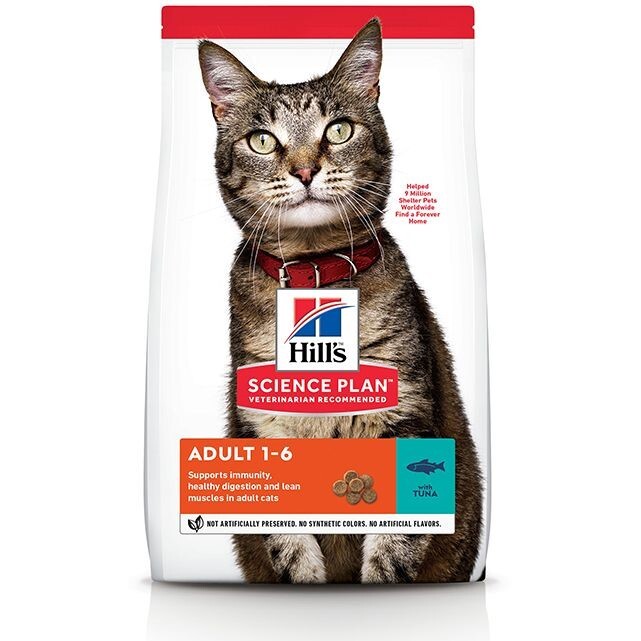 Hill's Science Plan Adult Cat Food with Tuna - 1.5Kg