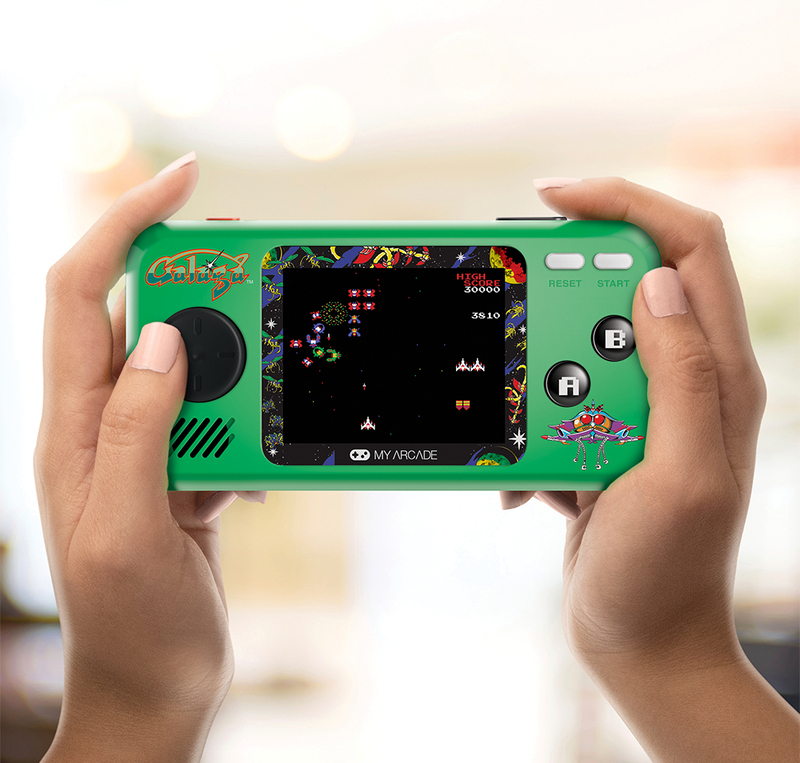 My Arcade Galaga Pocket Player Green