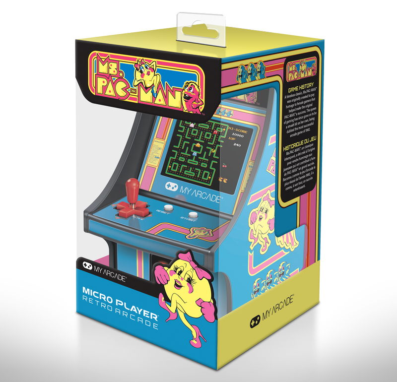 My Arcade Ms. Pac-Man Micro Player Retro Arcade Yellow