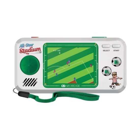 My Arcade All-Star Stadium Pocket Player White/Green