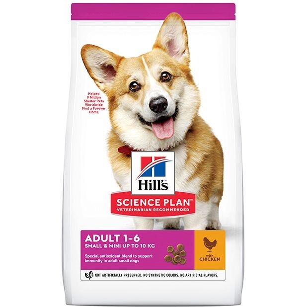 Hill's Science Plan Small & Mini Adult Dog Food with Chicken - 1.5Kg