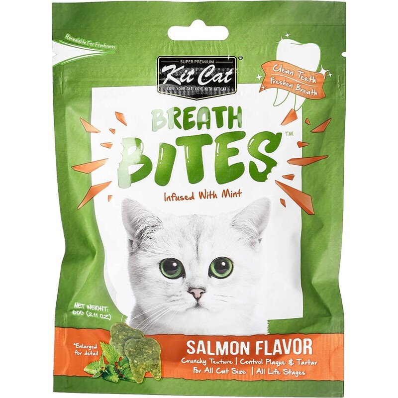Kit Cat Breath Bites Salmon Flavor 60 g