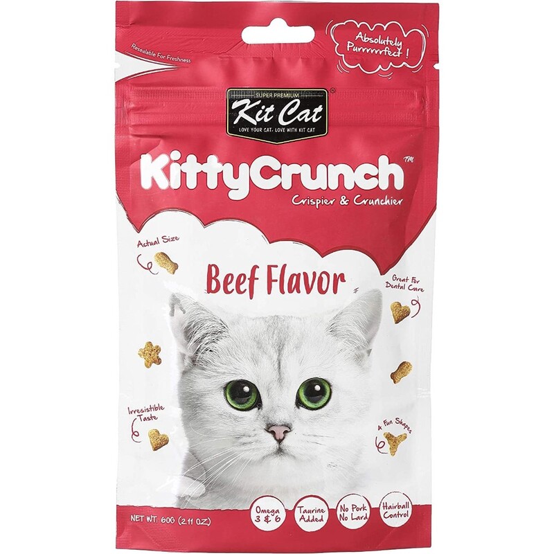 Kit Cat Kitty Crunch Beef Flavor (60 g)