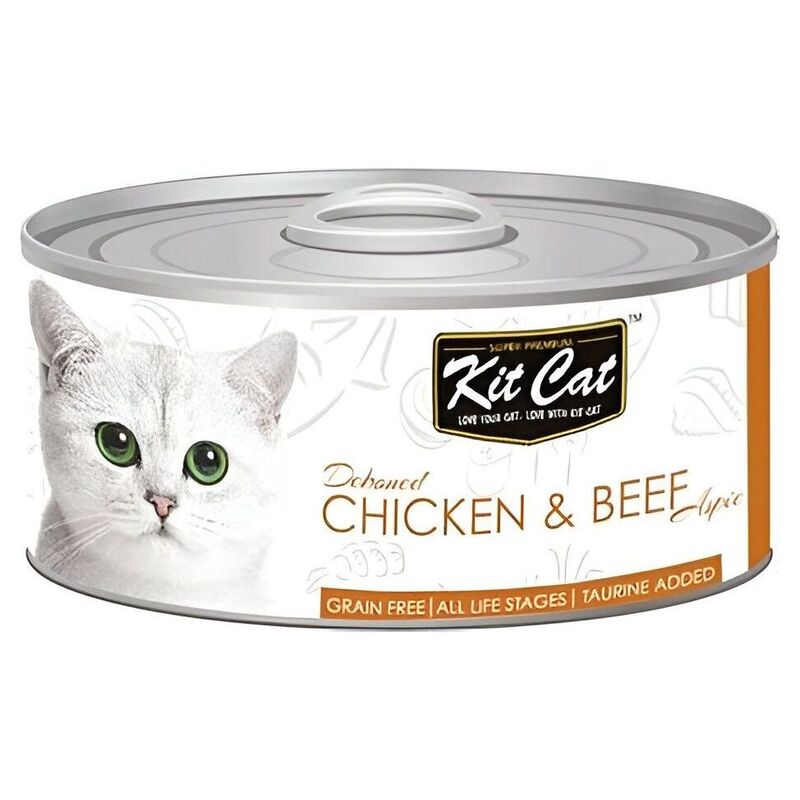 Kit Cat Tin Chicken & Beef 80 g
