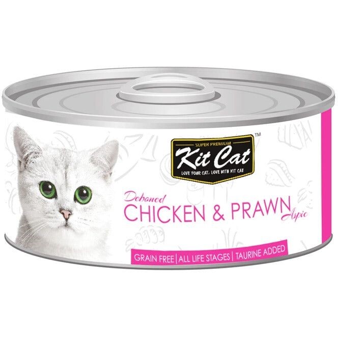 Kit Cat Tin Chicken & Prawn 80 g