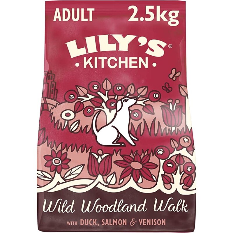 Lily's Kitchen Wild Woodland Walk with Duck - Salmon & Venison Adult Dry Dog Food (12Kg)