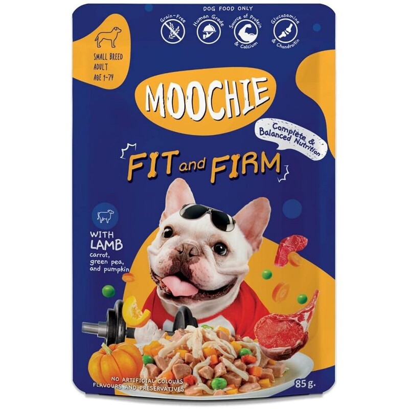 Moochie Dog Food Casserole with Beef - Fit & Firm Pouch 12 x 85G