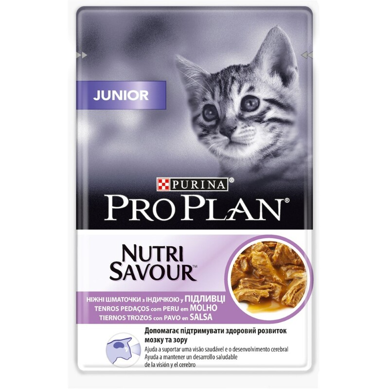 Purina Pro Plan Junior (Kitten) Cat Gig Turkey 85G