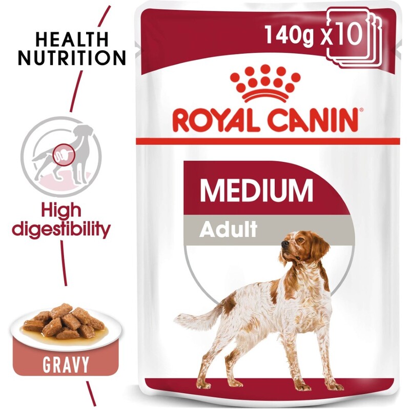 Royal Canin Size Health Nutrition Medium Adult (Wet Food - Pouches)