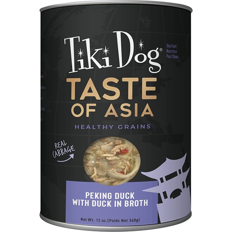 Tiki Dog Taste of Asia! Peking Duck 12Oz Can