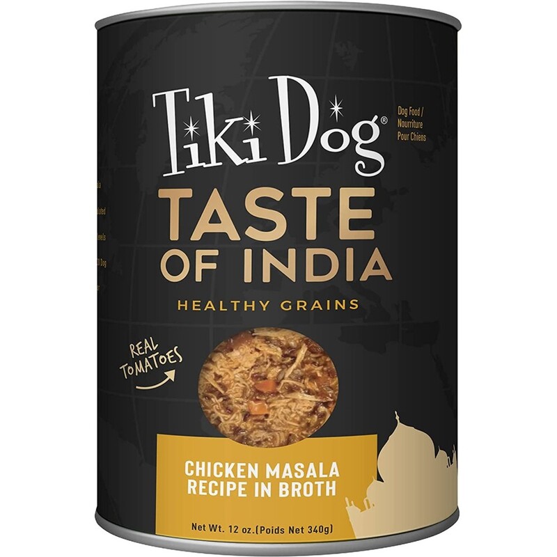 Tiki Dog Taste of India! Chicken Masala 12Oz Can