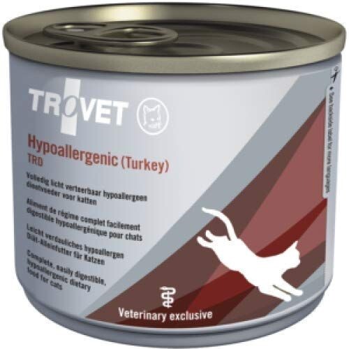 Trovet Hypoallergenic Turkey Cat Wet Food Can 200 g