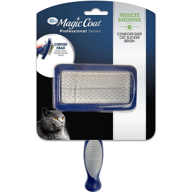 Four Paws Magic Coat Gentle Slicker Wire Brush For Cats