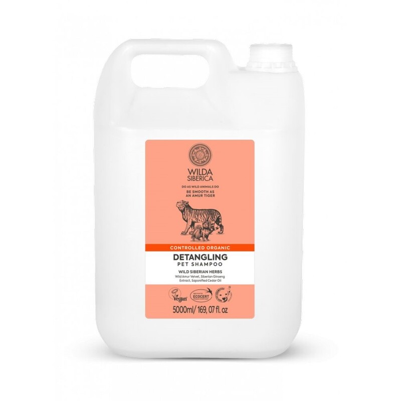 Wilda Siberica Controlled Organic Detangling Pet Shampoo 5L