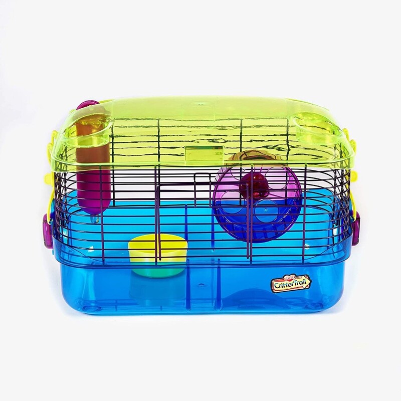 Kaytee Crittertrail Easy Start Habitat - Blue - 16 Inches x 10.5 Inches x 10.5 Inches