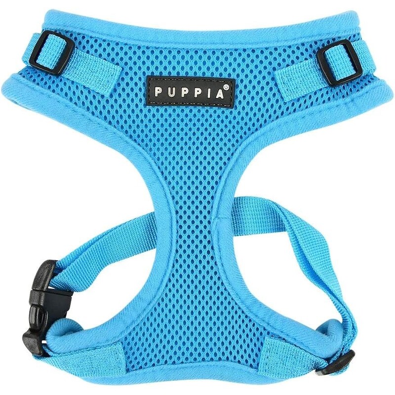 Puppia Authentic Puppia Ritefit Harness with Adjustable Neck - Sky Blue - Large