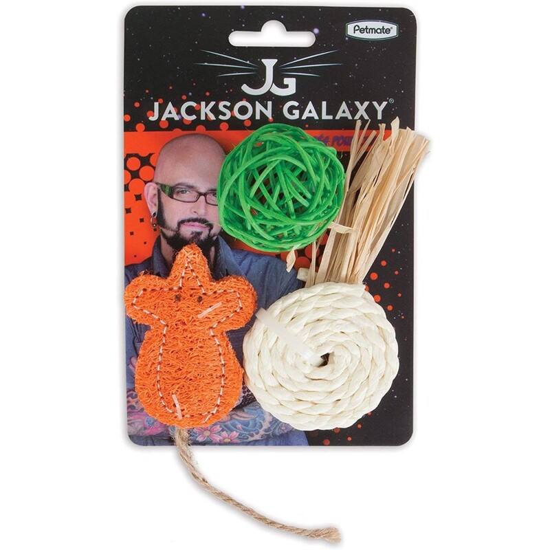 Petmate Jackson Galaxy Natural Playtime Cat Toys (3 Pack)