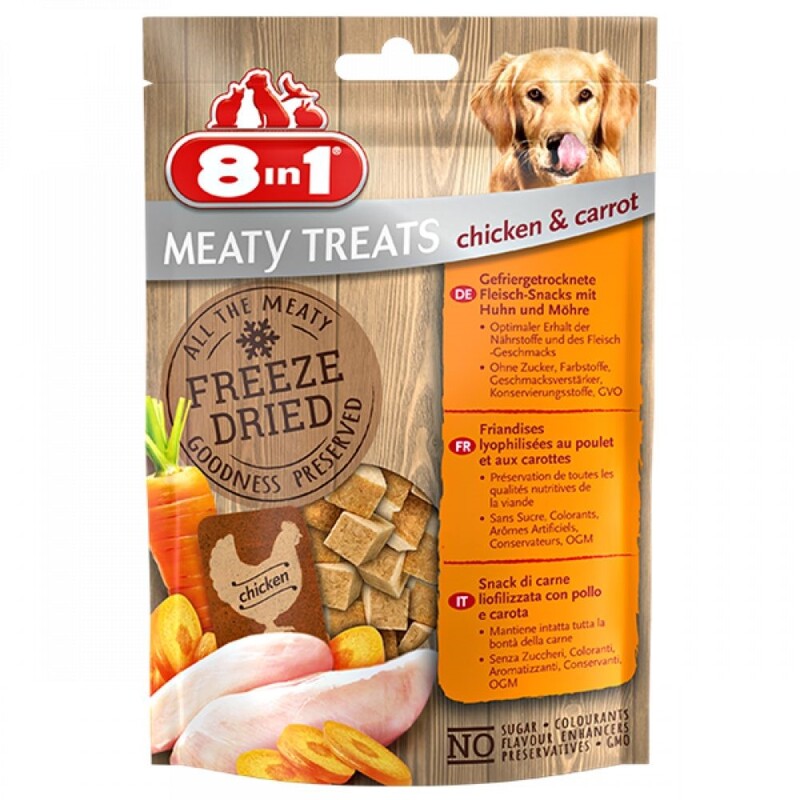 8IN1 Dog Freeze Dried Chicken/Carrots 50 g 32