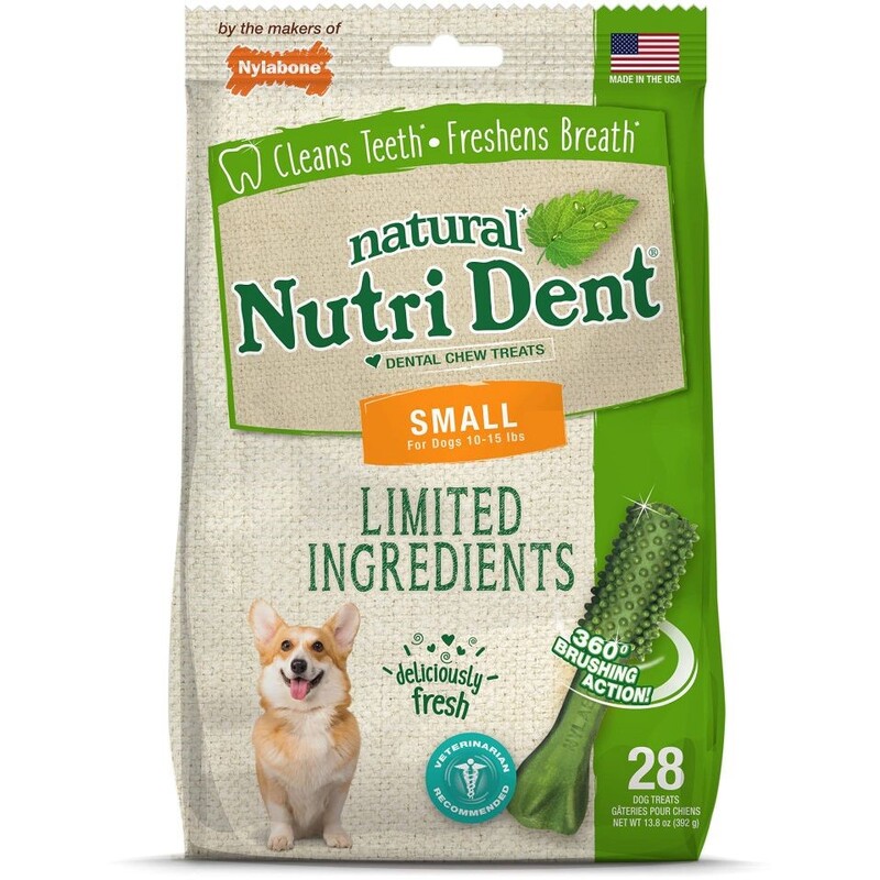 Nylabone Nutri Dent Fresh Breath 28 Count Pouch Small