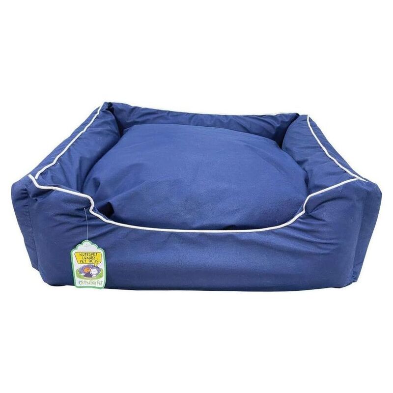 Nutrapet L-69 cm W-64 cm H-25 cm with R Lounger Bed Navy S