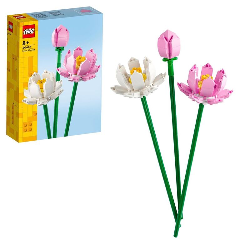 LEGO Flowers Lotus Flowers 40647  9220 Pieces)