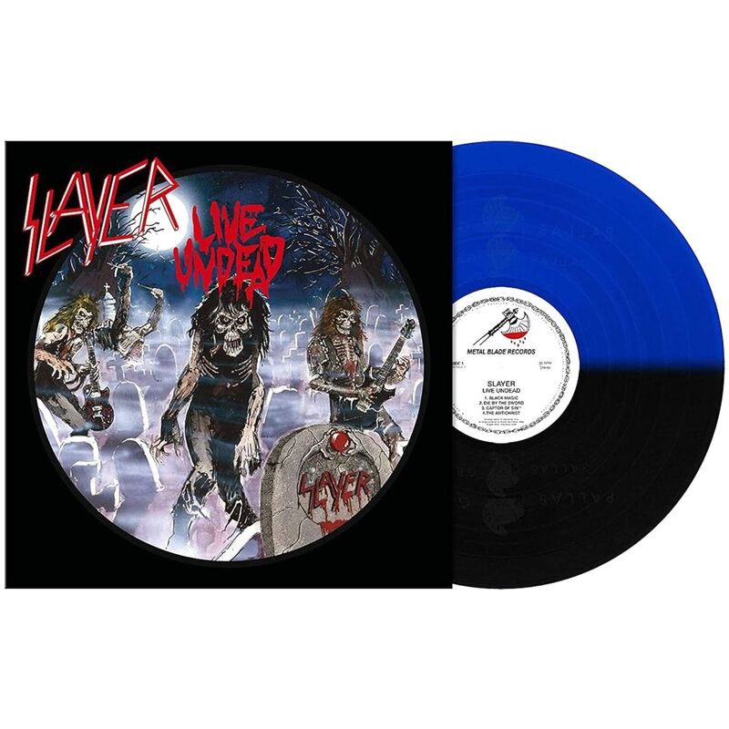 Live Undead (Black & Blue Split Colored Vinyl) (Limited Edition) | Slayer