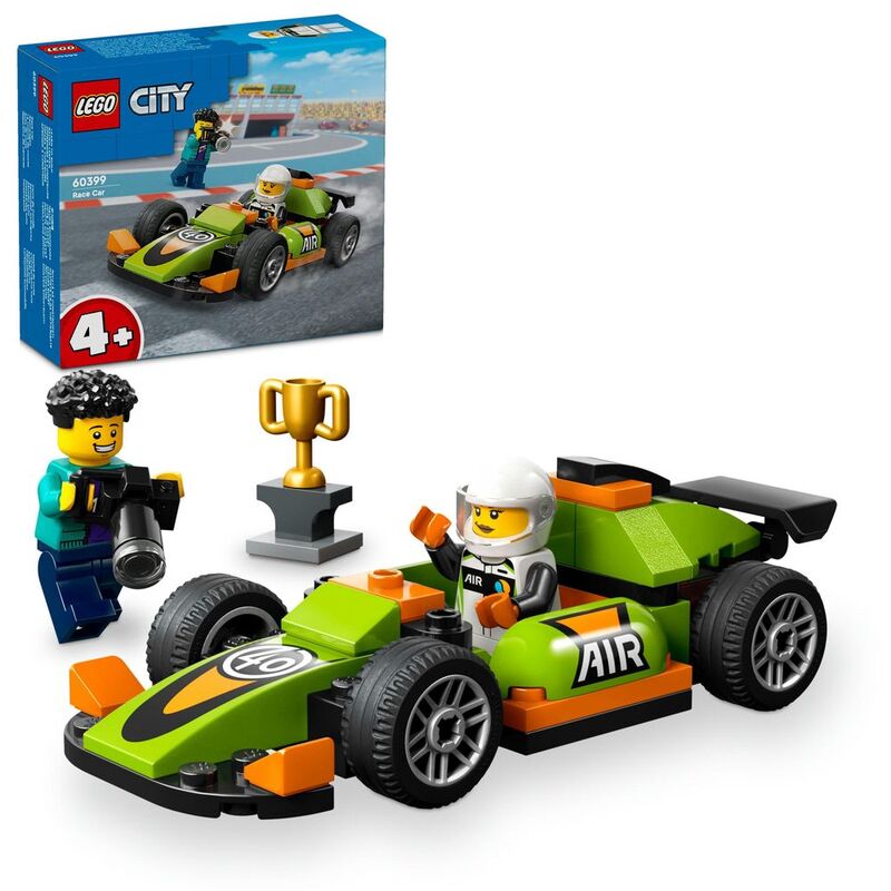 LEGO City Great Vehicles Green Race Car 60399 (56 Pieces)