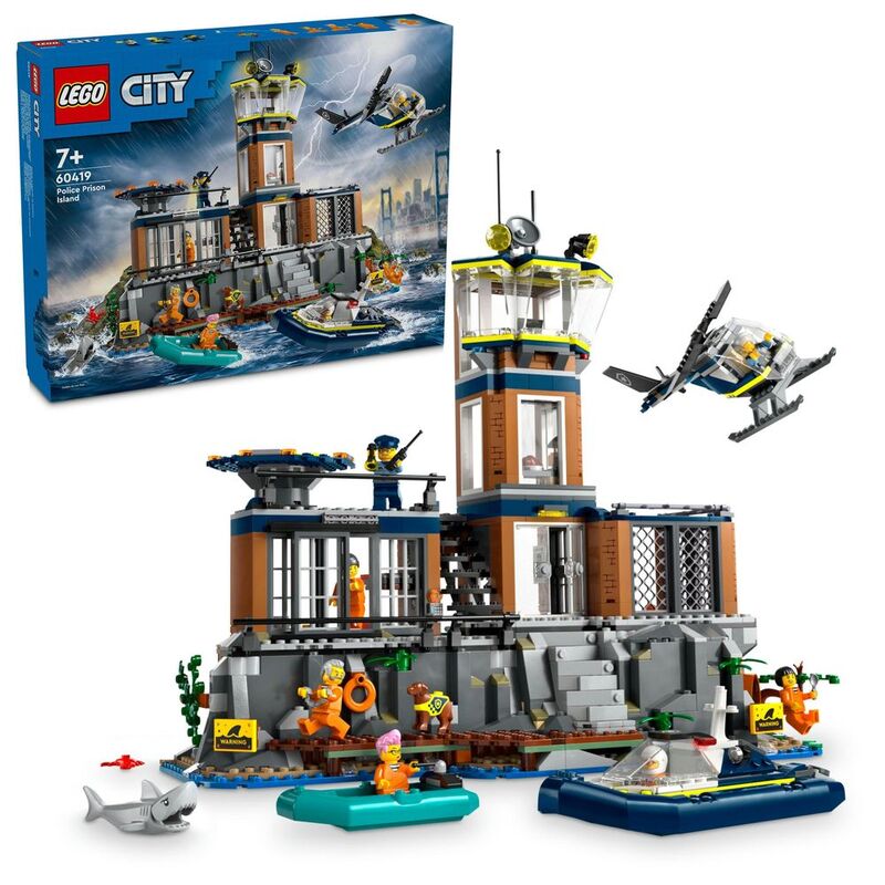 LEGO City Police Police Prison Island 60419 (980 Pieces)