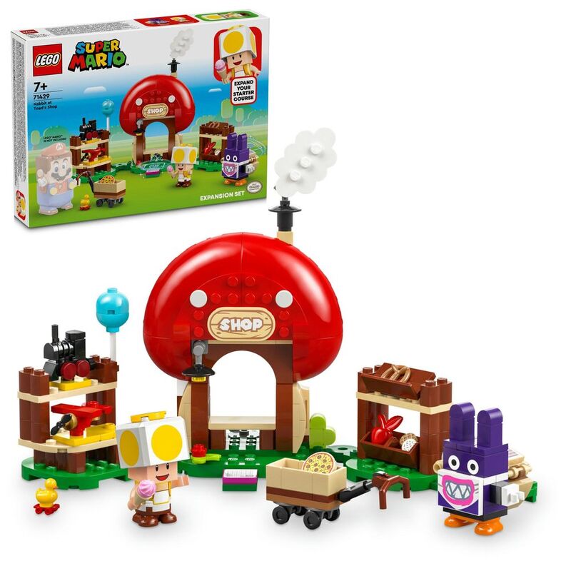 LEGO Super Mario Super Mario Nabbit At Toad'S Shop Expansion Set 71429 (230 Pieces)